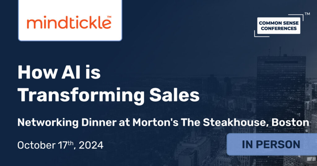 Mindtickle - Oct 17 - How AI is Transforming Sales