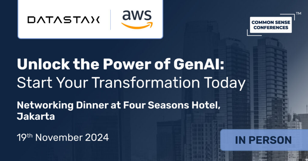 Common Sense Network & Learn

Join us for an exclusive event tailored for forward-thinking executives. Learn how to initiate and accelerate GenAI projects, driving adoption and transformation in your organizations...