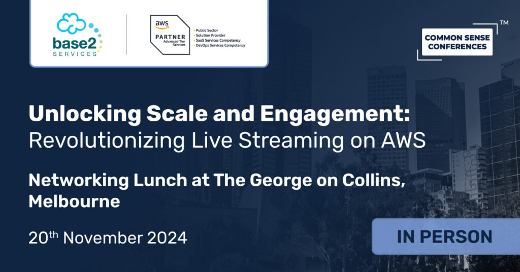 Common Sense Network & Learn

Join us for an exclusive roundtable discussion on how base2Services and their customers are transforming live streaming at scale using AWS technologies. This session will explore advanced strategies for scaling...