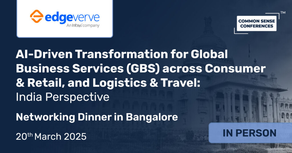 Common Sense Network & Learn

Organisations that have set up Global Business Services (GBS) centres are evolving their GBS operations from cost-optimised operations to strategic business value enabling functions. GBS centres are...