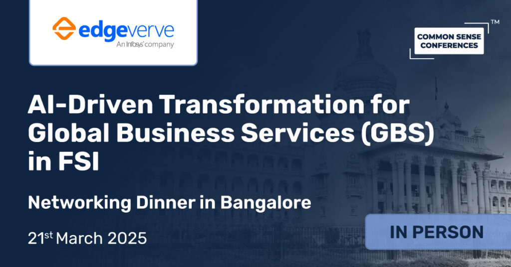 Common Sense Network & Learn

Organisations that have set up Global Business Services (GBS) centres are evolving their GBS operations from cost-optimised operations to strategic business value enabling functions. GBS centres are...