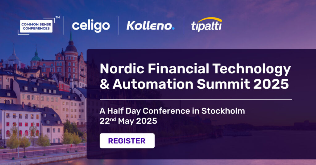 Common Sense Single-Sponsor Conference

Join finance and technology leaders from across the Nordics for a half-day summit on the future of finance automation and transformation. As businesses navigate increasing financial complexity...